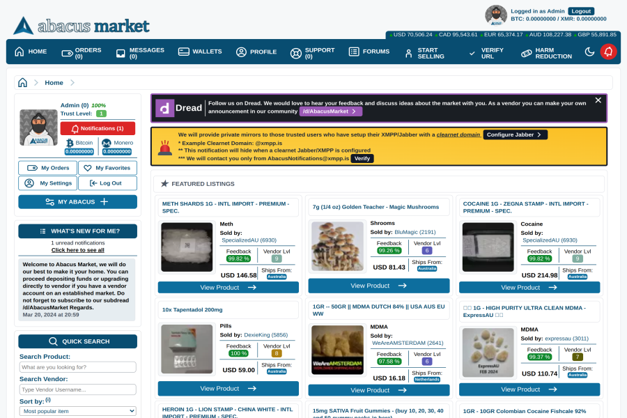 How to Access Abacus Market Darknet via Abacus Market Link